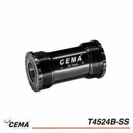 Boitier de pédalier CEMA Inox T45 pour Pédalier Shimano