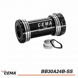 Boitier de pédalier CEMA BB30A acier inoxydable pour Shimano