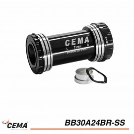 Boitier de pédalier CEMA BB30A acier inoxydable pour SRAM GXP