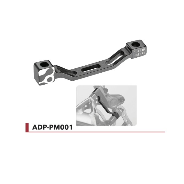 Adaptateur frein à disque Fouriers 140 à 160 ou 160 à 180mm ADP-PM001