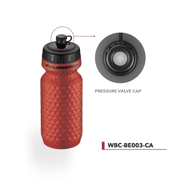 Bidon Fouriers 600CC surface aero balle de golf valve cap WBC-BE-CA