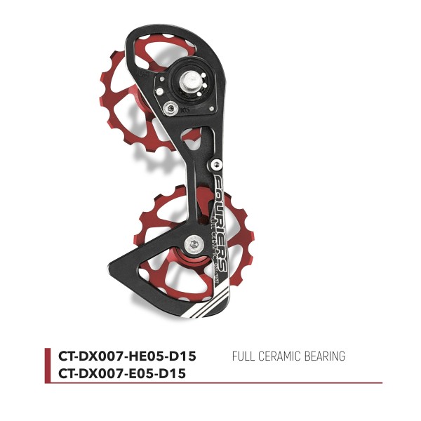 Chape Fouriers Full Céramic compatible SHIMANO 105 RD 5800 Fouriers ct-dx007-he05-d15
