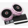 Guidoline velo Fouriers bicolore noir-rose 3mm BP-S001-DC30