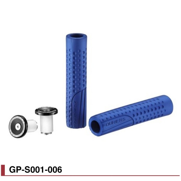 Poignees VTT Fouriers GP-S001 OD 32mm bleu