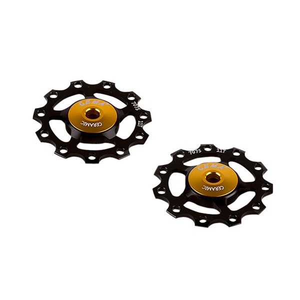 Galets de dérailleur céramique CEMA jw-b001 alu Shimano Sram