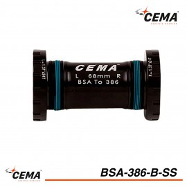 Boitier de pedalier BSA 386 Chromé pour FSA386 et Rotor 30