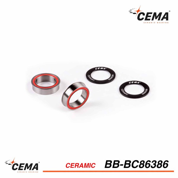 Boitier de pédalier BB86-BB92 céramique pour FSA386/Rotor 30mm CEMA bb-bc86386
