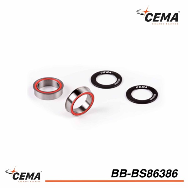 Boitier BB86-BB92 acier chromé pour FSA386/Rotor 30mm