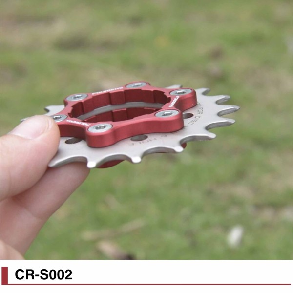Kit de conversion Shimano en single speed Fouriers rouge cr-s002