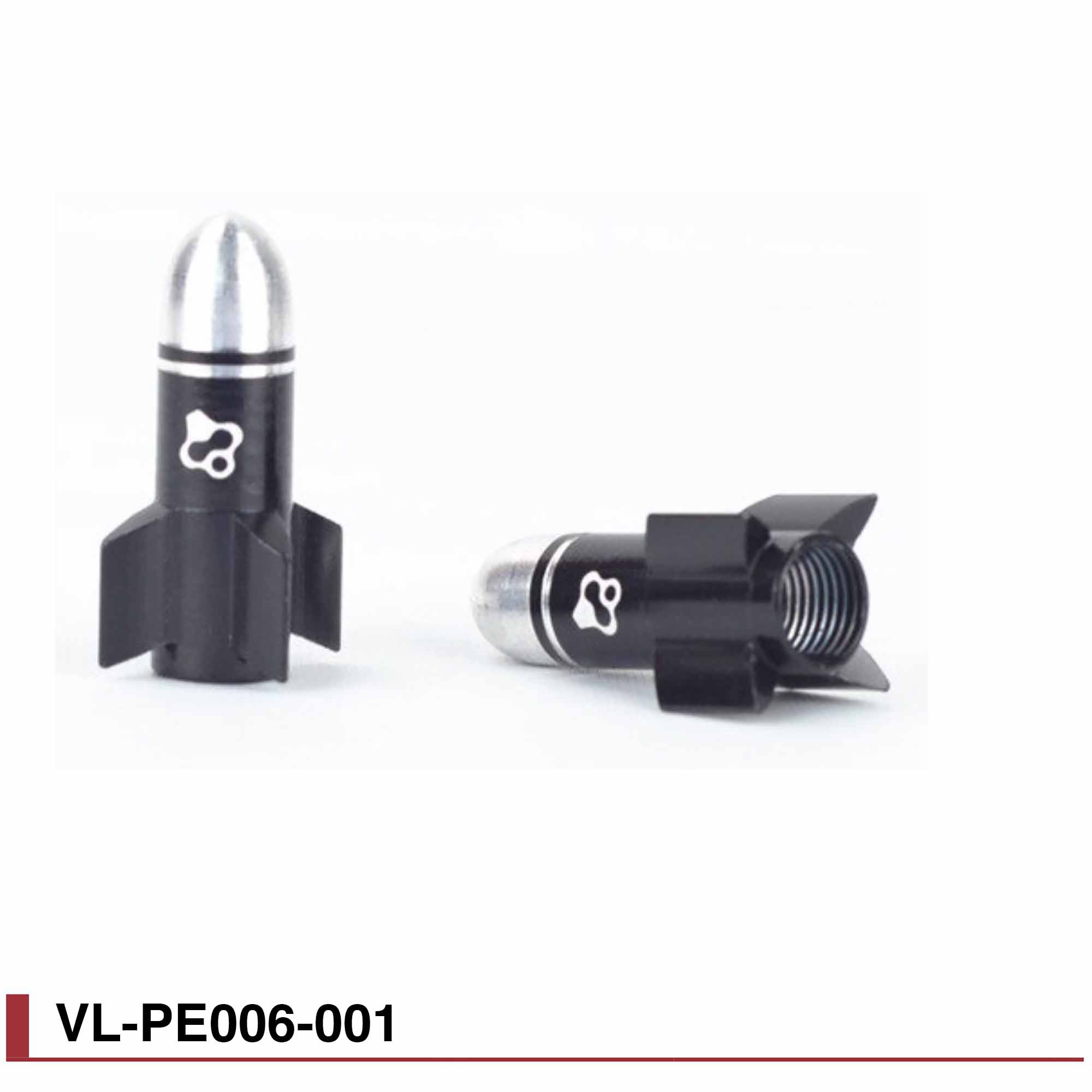 Bouchons de valve obus colorés Fouriers VL-PE006-001