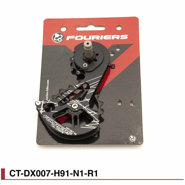Chape grands galets fouriers Full ceramique pour Shimano RD 9100 - 9150 emballée