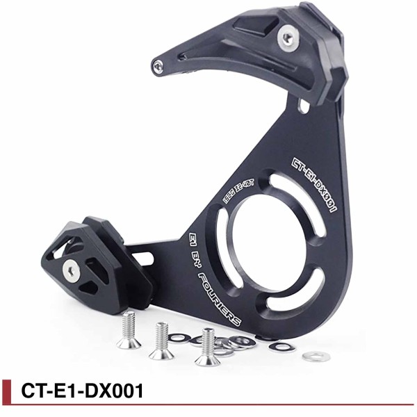 Guide chaine haut&bas VTT Monoplateau Fouriers CT-E1-DX001 veloseine
