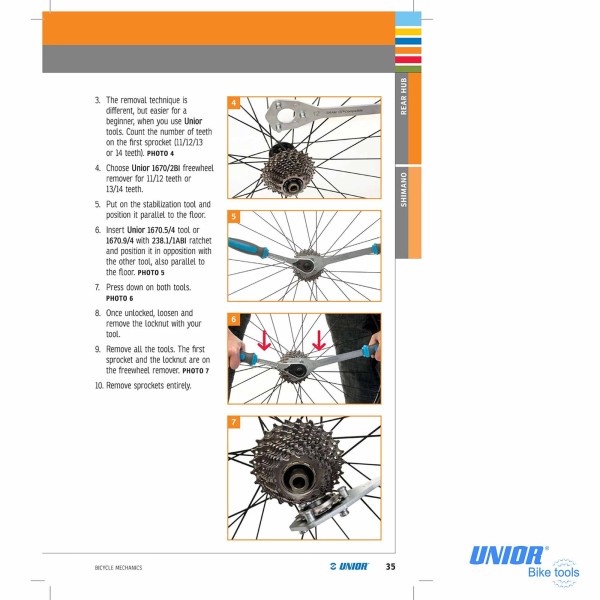 cours mécanique du vélo UNIOR Tome 1
